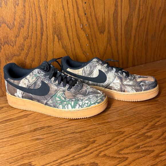 Nike Air Force 1 Low ReelTree Camo Tan Size 8 main image 7